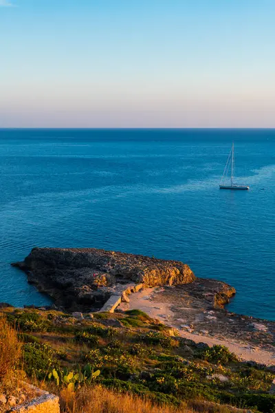 Santa Maria di Leuca 'nın manzarası, Salento, İtalya