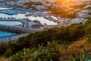 Santa Maria di Leuca 'nın manzarası, Salento, İtalya