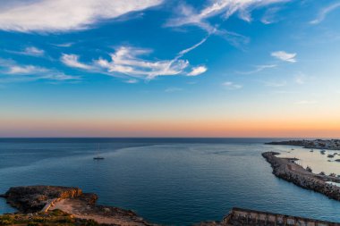 Santa Maria di Leuca 'nın manzarası, Salento, İtalya