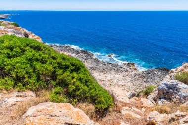 Torre Uluzzo Körfezi ve kıyı şeridi, Salento, İtalya