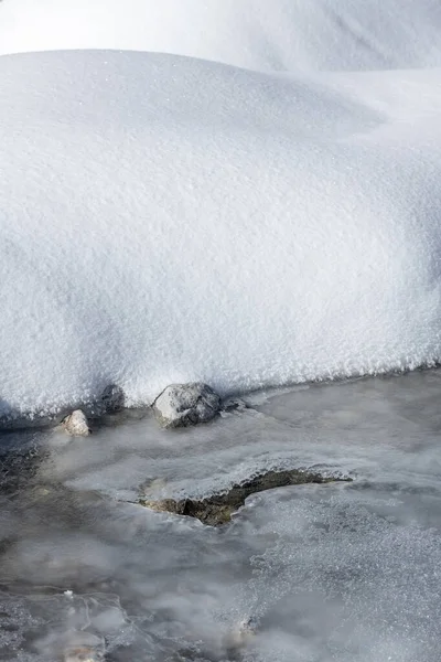 이탈리아 겨울에 바라본 사파다 — 스톡 사진