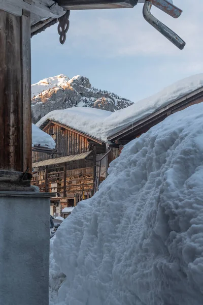 Вид Саппади Взимку Італія — стокове фото