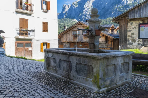 Vue Sur Sappada Pendant Heure Été Italie — Photo