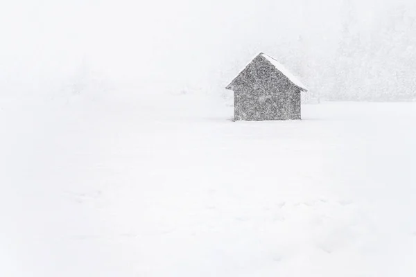 Camporosso Winter Scene Λιγουρία Ιταλία — Φωτογραφία Αρχείου