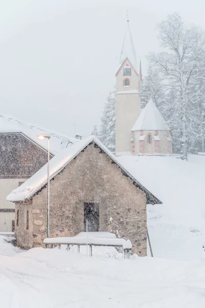 Camporosso Winter Scene Λιγουρία Ιταλία — Φωτογραφία Αρχείου