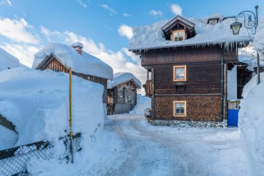 Pesariis kış zamanı sahnesi, İtalya