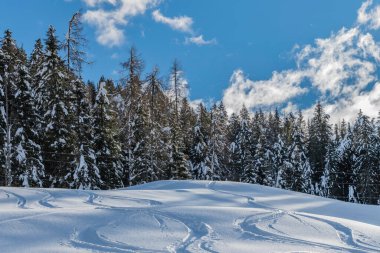 Pesariis kış zamanı sahnesi, İtalya