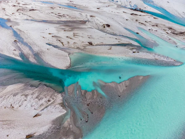 Lake Cornino Kaunis Antenni Näkymä Italia — kuvapankkivalokuva