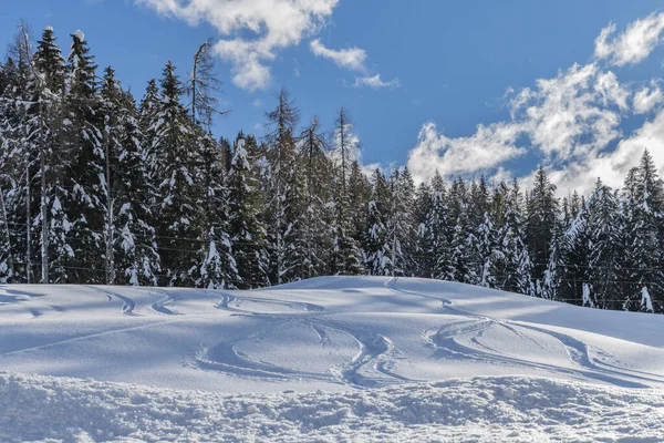 意大利 佩萨里斯冬季场景 — 图库照片