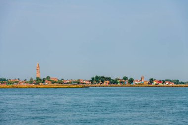 Burano Murano şehri, Venedik, İtalya 