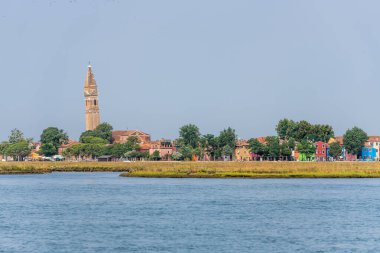 Burano Murano şehri, Venedik, İtalya 