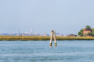 Burano Murano şehri, Venedik, İtalya 