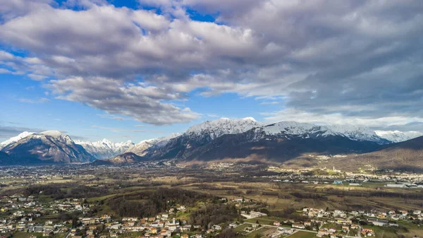 Talya Nın Udine Eyaletinin Havadan Görüntüsü — Stok fotoğraf