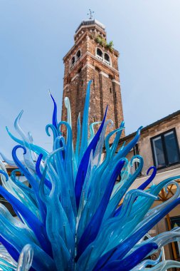 Burano Murano şehri, Venedik, İtalya 