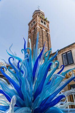 Burano Murano şehri, Venedik, İtalya 