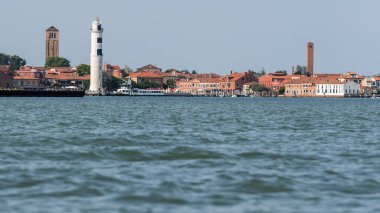 Burano Murano şehri, Venedik, İtalya 