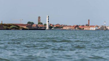 Burano Murano şehri, Venedik, İtalya 