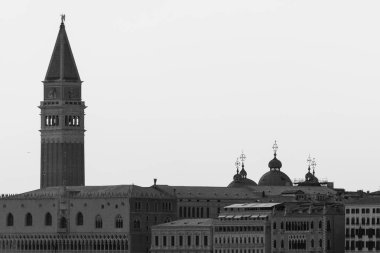 Siyah ve Beyaz Şehir Burano Murano, Venedik, İtalya 