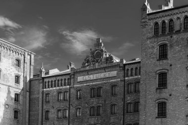 Siyah ve Beyaz Şehir Burano Murano, Venedik, İtalya 