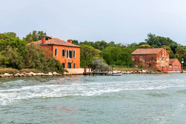 Burano Murano şehri, Venedik, İtalya 