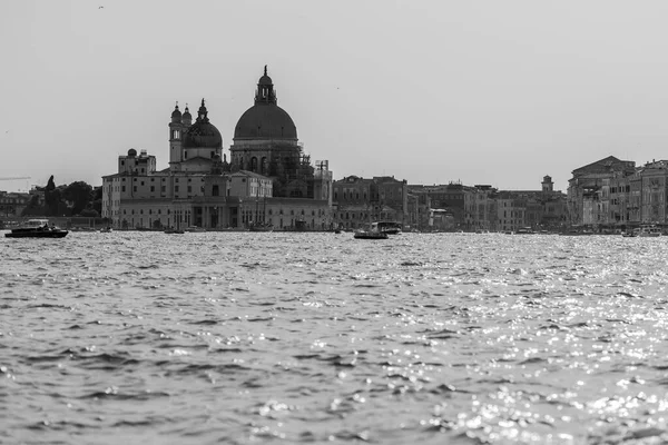 Black White Cityscape Burano Murano Venetië Italië — Stockfoto