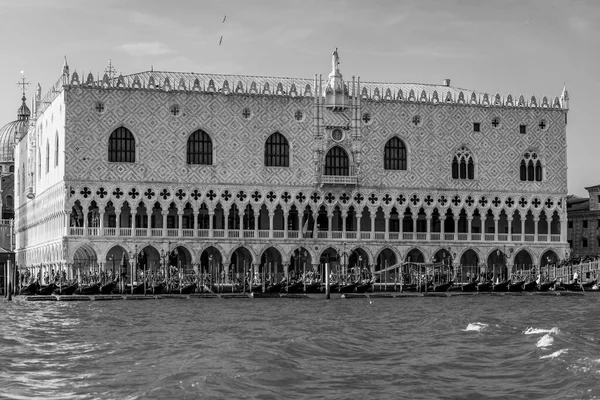 Paysage Urbain Noir Blanc Burano Murano Venise Italie — Photo