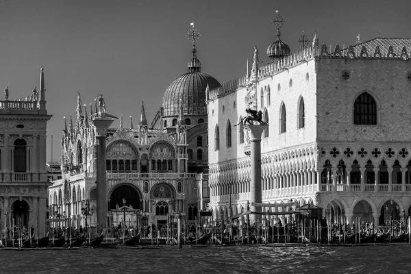 Paysage Urbain Noir Blanc Burano Murano Venise Italie — Photo