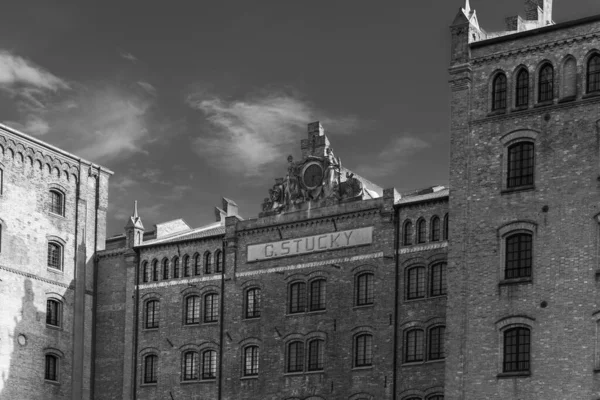 Siyah ve Beyaz Şehir Burano Murano, Venedik, İtalya 