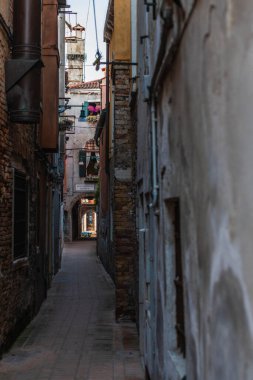 Murano Burano şehrinin gündüz çekimi, İtalya