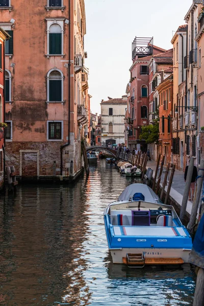 Традиційна Венеціанська Архітектура Муніципалітет Венеція Барвисті Будинки Мурано Бурано Водний — стокове фото