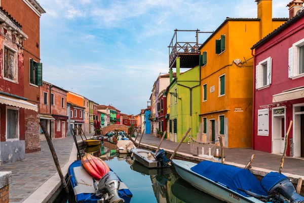Traditional Venice Architecture Municipality Venezia Murano Burano Colorful Houses Water — Stock Photo, Image
