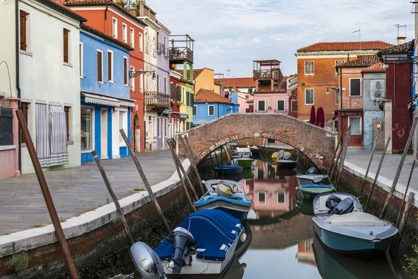 Телеканал Бурано Мурано Cityscape Венеція Італія — стокове фото