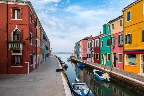 Burano Murano Channel Cityscape Venice Italy — Stock Photo, Image