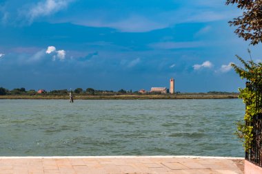 Burano Murano şehri, Venedik, İtalya 