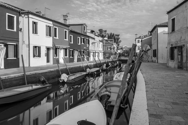 Paisaje Urbano Burano Canal Murano Venecia Italia — Foto de Stock