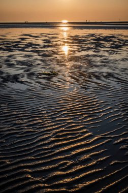 Kışın Lignano Sabbiadoro plajı