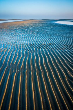 Kışın Lignano Sabbiadoro plajı