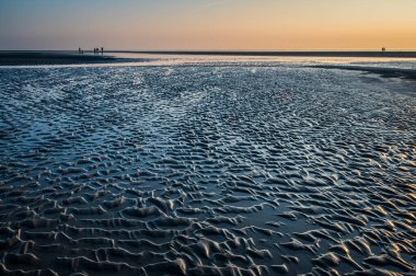 Kışın Lignano Sabbiadoro plajı