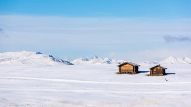 Dolomitler 'deki Seiser Alm ya da Alpe di Siusi' nin Panorama görüntüsü, İtalya.