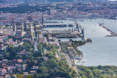 Barcolana 'nın havadan görünüşü