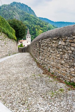 Eski Vittorio Veneto 'nun manzarası