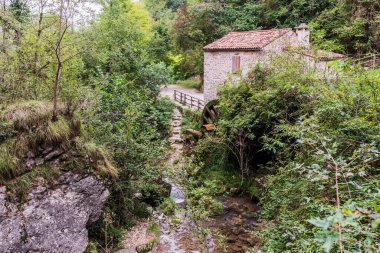 Eski Vittorio Veneto 'nun manzarası