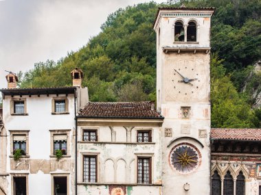 Eski Vittorio Veneto 'nun manzarası