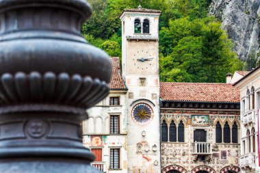 Eski Vittorio Veneto 'nun manzarası