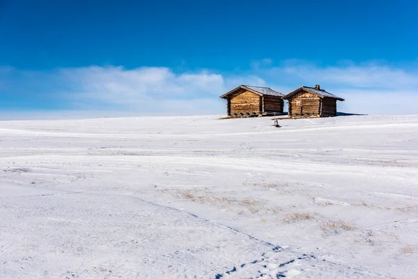 Panorama Van Seiser Alm Alpe Siusi Dolomieten Italië — Stockfoto