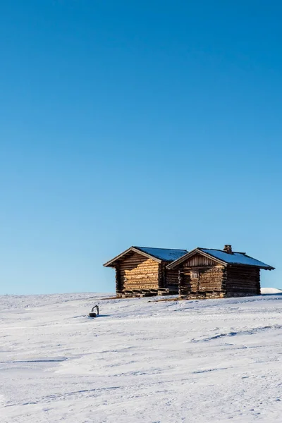 Panoramabild Der Seiser Alm Den Dolomiten Italien — Stockfoto