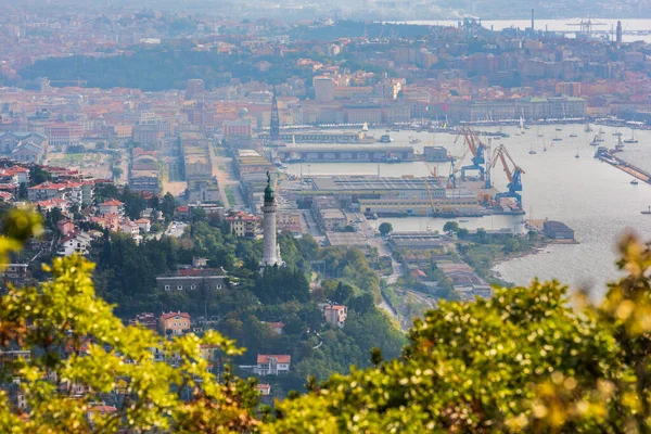 Barcolana 'nın havadan görünüşü