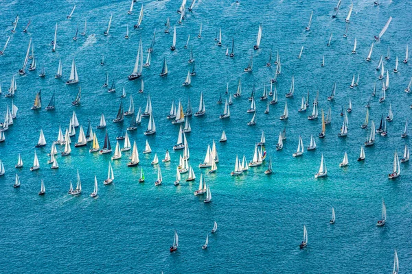 Golfo Trieste Corrida Barcolana Itália — Fotografia de Stock