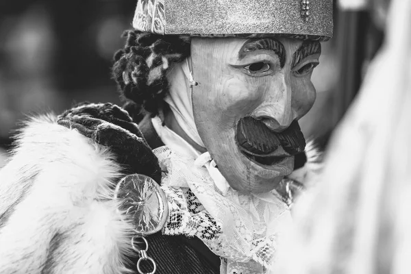 Friuli Venezia Giulia 'nın dağlık Carnia bölgesinde Sauris Karnavalı 