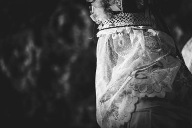 Friuli Venezia Giulia 'nın dağlık Carnia bölgesinde Sauris Karnavalı 